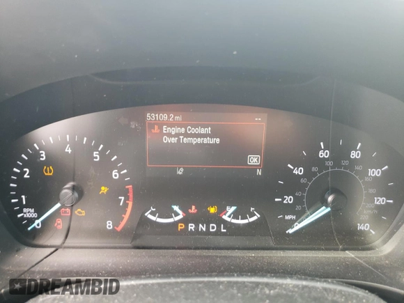 2020 Ford Escape SE z VIN 1FMCU0G63LUB47028, wystawiony jako Copart lot #64065905 z przebiegiem 53 109 mil mil oraz Szkoda całkowita • Salvage title. Historia ofert i sprzedaży dostępna na DreamBid. Obrazek 9.