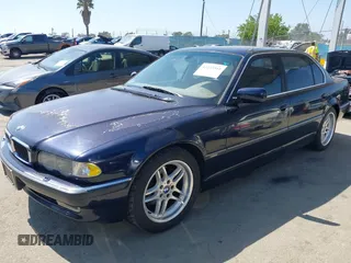 2001 BMW 7 Series 740iL with VIN WBAGH83451DP33964, listed as a IAAI auction lot 42223541 with 192,111 mi miles and . Bid and sale history available at DreamBid. Image 2.