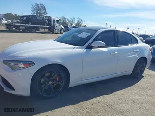2019 Alfa Romeo Giulia Ti with VIN ZARFAMBN0K7606230, listed as a IAAI auction lot 41421769 with 69,274 mi miles. Bid and sale history available at carsss.com. Image 14.