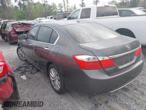 2014 Honda Accord EX-L with VIN 1HGCR2F81EA039470, listed as a IAAI auction lot 41948055 with 207,279 mi miles and . Bid and sale history available at carsss.com. Image 3.