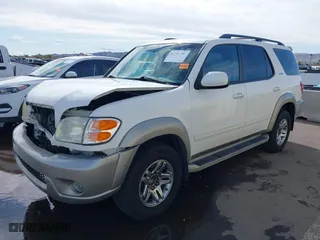 2003 Toyota Sequoia SR5 with VIN 5TDZT34A13S153605, listed as a IAAI auction lot 41798398 with 103,018 mi miles. Bid and sale history available at carsss.com. Image 17.