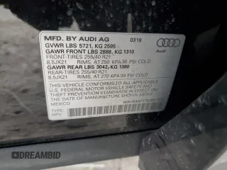 2019 Audi SQ5 Premium Plus z VIN WA1B4AFY7K2087073, wystawiony jako Copart lot #88256655 z przebiegiem 46 389 mil mil oraz Szkoda całkowita • Salvage title. Historia ofert i sprzedaży dostępna na DreamBid. Obrazek 16.