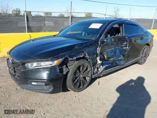 2019 Honda Accord Sedan Sport 1.5T with VIN 1HGCV1F37KA065884, listed as a IAAI auction lot 41664279 with 168,633 mi miles. Bid and sale history available at carsss.com. Image 2.