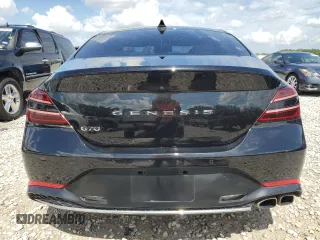 2022 Genesis G70 2.0T with VIN KMTG34TA2NU103729, listed as a Copart auction lot 65336264 with 51,705 mi miles and Salvage Title. Bid and sale history available at carsss.com. Image 6.