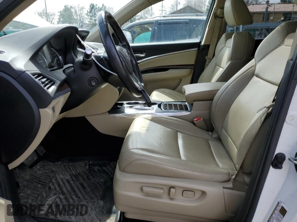 2017 Acura MDX w/Technology Pkg with VIN 5FRYD4H54HB019127, listed as a Copart auction lot 49433905 with 130,104 mi miles and Salvage Title. Bid and sale history available at carsss.com. Image 7.