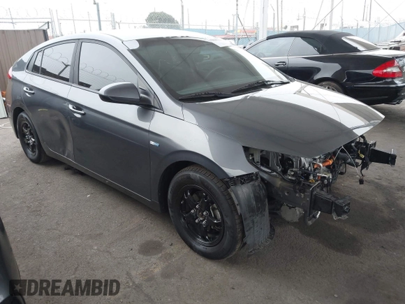 2019 Hyundai Ioniq Blue with VIN KMHC65LC0KU160157, listed as a IAAI auction lot 42040711 with 191,339 mi miles and . Bid and sale history available at DreamBid. Image 1.