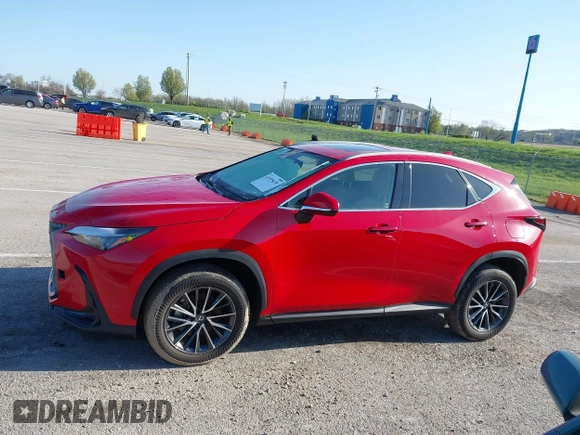 2024 Lexus NX with VIN 2T2GKCEZ1RC027918, listed as a IAAI auction lot 41955635 with 24,434 mi miles. Bid and sale history available at carsss.com. Image 14.
