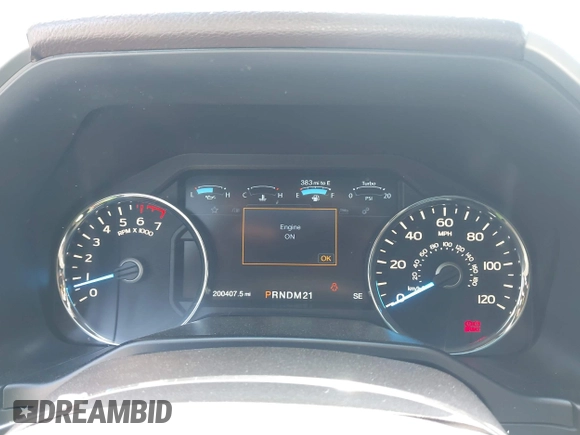 2015 Ford F-150 XLT with VIN 1FTEW1EG9FFB55393, listed as a IAAI auction lot 42009188 with 200,407 mi miles and . Bid and sale history available at DreamBid. Image 7.