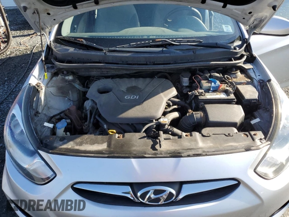 2013 Hyundai Accent GLS with VIN KMHCT4AE4DU440657, listed as a Copart auction lot 52875675 with 370,593 mi miles and Clean Title. Bid and sale history available at carsss.com. Image 11.