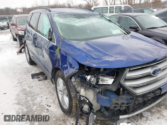 2015 Ford Edge SEL with VIN 2FMTK3J85FBB17198, listed as a IAAI auction lot 41388073 with 168,206 mi miles. Bid and sale history available at carsss.com. Image 6.