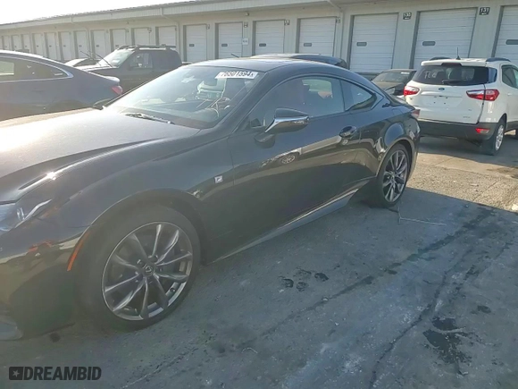 2020 Lexus RC with VIN JTHGZ5DCXL5010031, listed as a Copart auction lot 76501594 with 23,627 mi miles and Salvage Title. Bid and sale history available at carsss.com. Image 11.