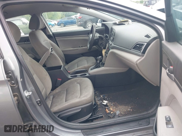 2017 Hyundai Elantra SE with VIN KMHD74LFXHU152646, listed as a IAAI auction lot 42344385 with 91,522 mi miles and . Bid and sale history available at DreamBid. Image 5.
