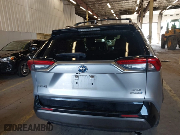 2021 Toyota RAV4 Hybrid XSE with VIN JTME6RFV9MJ006665, listed as a IAAI auction lot 41964182 with 61,654 mi miles and . Bid and sale history available at DreamBid. Image 16.