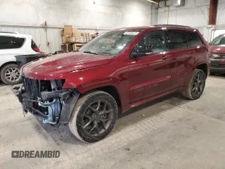 2020 Jeep Grand Cherokee Limited X z VIN 1C4RJFBTXLC384595, wystawiony jako Copart lot #46105075 z przebiegiem 64 034 mil mil oraz Czysty tytuł • Clean title. Historia ofert i sprzedaży dostępna na DreamBid. Obrazek 1.