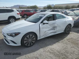 2021 Mercedes-Benz CLA with VIN W1K5J4GB0MN165627, listed as a Copart auction lot 41433215 with 63,511 mi miles and Salvage Title. Bid and sale history available at carsss.com. Image 1.