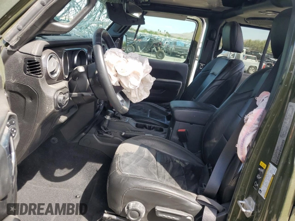 2021 Jeep Wrangler Unlimited Sahara Altitude с VIN 1C4HJXEM0MW655802, выставлен на аукционе Copart как лот 53337225 с пробегом 48 130 миль миль и Списание • Salvage title. История ставок и продаж доступна на DreamBid. Изображение 7.