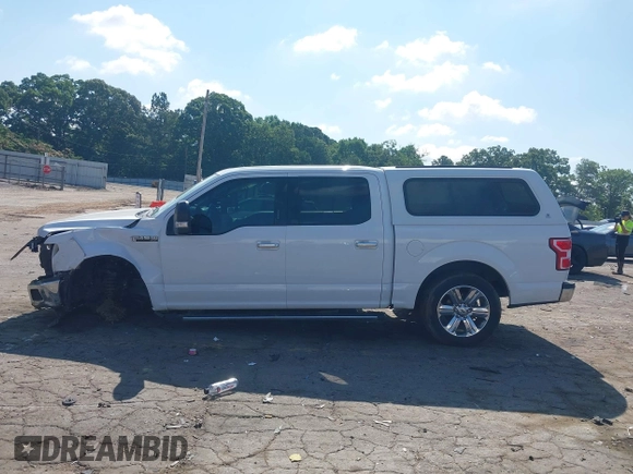 2019 Ford F-150 XL with VIN 1FTEW1C47KKE22590, listed as a IAAI auction lot 42418181 with 123,197 mi miles and . Bid and sale history available at DreamBid. Image 14.