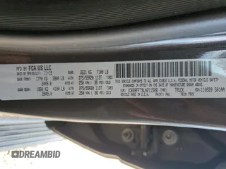 2020 Ram 1500 Big Horn with VIN 1C6SRFFT9LN211506, listed as a Copart auction lot 60098125 with 275,402 mi miles and Non repairable. Bid and sale history available at DreamBid. Image 12.
