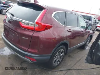 2017 Honda CR-V EX with VIN 2HKRW2H53HH679990, listed as a IAAI auction lot 41923591 with 242,177 mi miles. Bid and sale history available at carsss.com. Image 4.