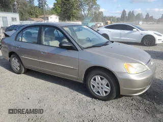 2003 Honda Civic LX with VIN 2HGES16563H533111, listed as a Copart auction lot 55695945 with 85,750 mi miles and Salvage Title. Bid and sale history available at DreamBid. Image 4.