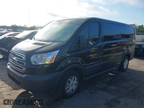 2016 Ford Transit Cargo with VIN 1FTYE1YM0GKA38246, listed as a IAAI auction lot 42102624 with 116,803 mi miles. Bid and sale history available at carsss.com. Image 2.