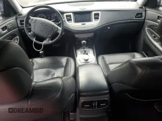 2012 Hyundai Genesis 5.0L with VIN KMHGC4DH4CU189533, listed as a Copart auction lot 80020614 with 206,657 mi miles and Salvage Title. Bid and sale history available at carsss.com. Image 8.