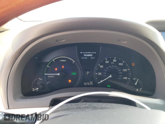 2012 Lexus RX 450h with VIN JTJBC1BA3C2049887, listed as a Copart auction lot 56978415 with 162,626 mi miles and Salvage title. Bid and sale history available at DreamBid. Image 9.