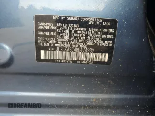 2021 Subaru Forester Limited with VIN JF2SKASC4MH474980, listed as a Copart auction lot 60740335 with 19,622 mi miles and Salvage title. Bid and sale history available at DreamBid. Image 14.