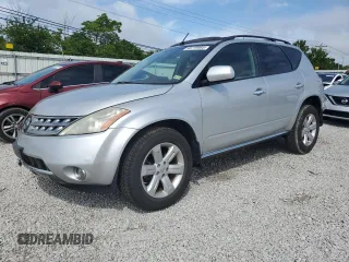 2007 Nissan Murano SL with VIN JN8AZ08T67W519669, listed as a Copart auction lot 58719985 with 109,765 mi miles and Salvage title. Bid and sale history available at DreamBid. Image 1.