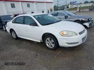 2012 Chevrolet Impala LS Fleet with VIN 2G1WF5E36C1166002, listed as a IAAI auction lot 42467820 with 131,737 mi miles and . Bid and sale history available at DreamBid. Image 1.