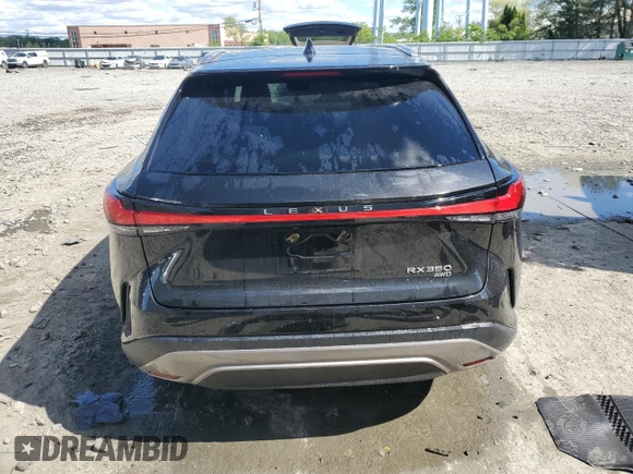 2024 Lexus RX 350 with VIN 2T2BAMCA5RC040705, listed as a Copart auction lot 55780545 with 11,548 mi miles and Salvage title. Bid and sale history available at DreamBid. Image 6.