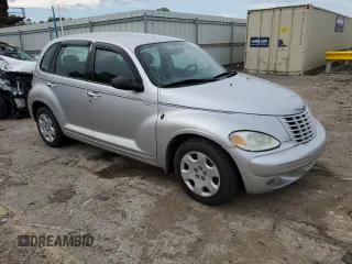 2005 Chrysler PT Cruiser with VIN 3C4FY48B65T582504, listed as a Copart auction lot 71952374 with 57,909 mi miles and Salvage Title. Bid and sale history available at carsss.com. Image 4.