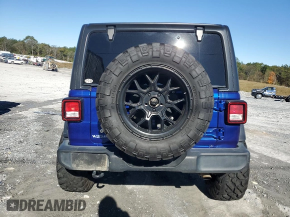 2018 Jeep Wrangler Unlimited Sport z VIN 1C4HJXDN6JW201107, wystawiony jako Copart lot #81801164 z przebiegiem 69 956 mil mil oraz Szkoda całkowita • Salvage title. Historia ofert i sprzedaży dostępna na DreamBid. Obrazek 6.