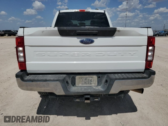 2021 Ford F-250 XL with VIN 1FT7W2B62MEC44459, listed as a Copart auction lot 63193104 with 118,334 mi miles and Salvage title. Bid and sale history available at DreamBid. Image 6.