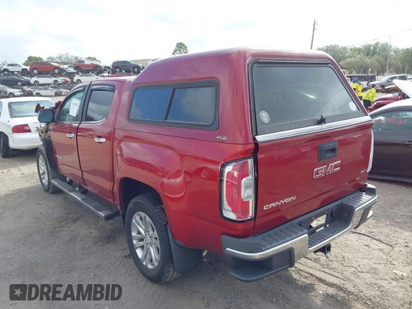 2016 GMC Canyon 2WD SLT with VIN 1GTG5DE32G1242691, listed as a IAAI auction lot 41548996 with 52,422 mi miles. Bid and sale history available at carsss.com. Image 3.