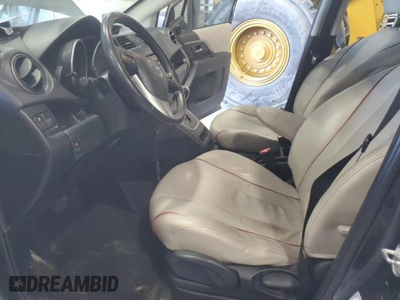 2012 Mazda 5 Grand Touring with VIN JM1CW2DL5C0140139, listed as a Copart auction lot 41837635 with 56,197 mi miles and Salvage title. Bid and sale history available at DreamBid. Image 7.