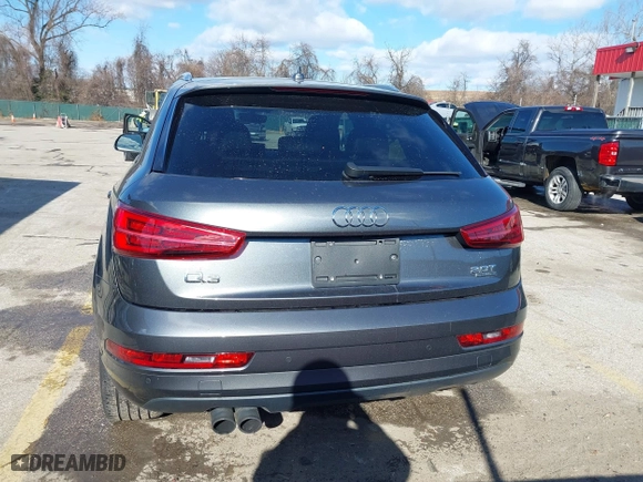 2018 Audi Q3 Premium with VIN WA1ECCFS0JR028296, listed as a IAAI auction lot 41547417 with 75,798 mi miles. Bid and sale history available at carsss.com. Image 16.