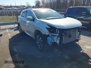 2020 Nissan Murano SL z VIN 5N1AZ2CJ7LN173771, wystawiony jako IAAI lot #41829503 z przebiegiem 51 209 mil mil oraz . Historia ofert i sprzedaży dostępna na DreamBid. Obrazek 1.