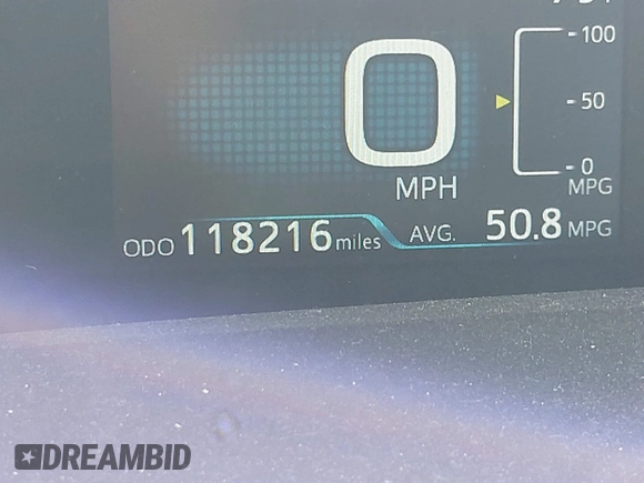2016 Toyota Prius Four with VIN JTDKARFU9G3004190, listed as a IAAI auction lot 41667279 with 118,216 mi miles. Bid and sale history available at carsss.com. Image 15.