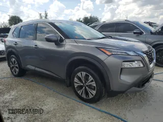 2022 Nissan Rogue SV with VIN JN8BT3BB4NW335769, listed as a Copart auction lot 73807614 with 3,997 mi miles and Salvage Title. Bid and sale history available at DreamBid. Image 4.