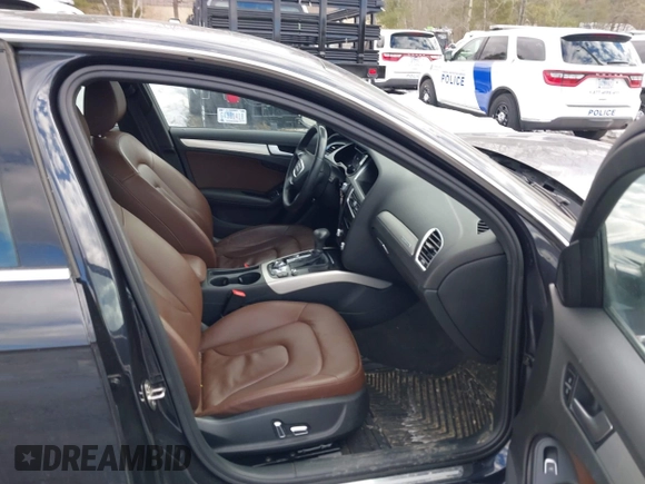 2014 Audi A4 Premium Plus with VIN WAUFFAFL7EN044343, listed as a IAAI auction lot 41636051 with 126,610 mi miles. Bid and sale history available at carsss.com. Image 5.