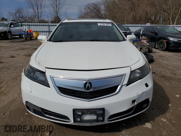 2012 Acura TL Tech Auto with VIN 19UUA9F59CA802004, listed as a Copart auction lot 51081855 with 242,791 mi miles and Clean Title. Bid and sale history available at carsss.com. Image 5.