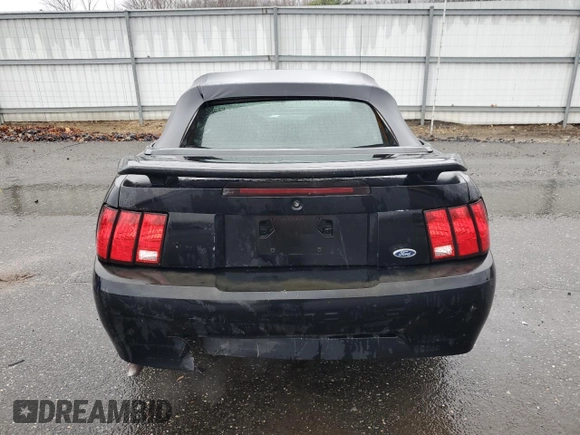 2001 Ford Mustang Deluxe with VIN 1FAFP44411F207916, listed as a Copart auction lot 50349915 with 142,609 mi miles and Salvage Title. Bid and sale history available at carsss.com. Image 6.