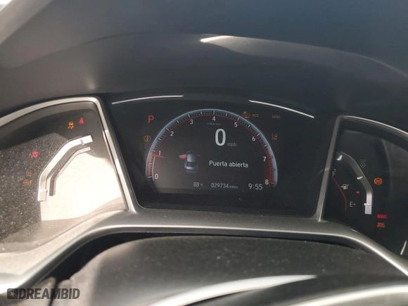 2019 Honda Civic Sedan Sport with VIN 2HGFC2F81KH502641, listed as a Copart auction lot 49706525 with 29,734 mi miles and Salvage Title. Bid and sale history available at carsss.com. Image 9.
