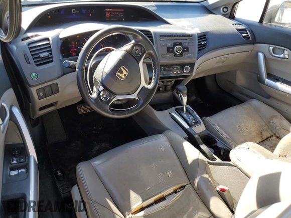 2012 Honda Civic Cpe EX-L with VIN 2HGFG3B10CH552841, listed as a Copart auction lot 48005335 with 190,780 mi miles and Clean Title. Bid and sale history available at carsss.com. Image 8.