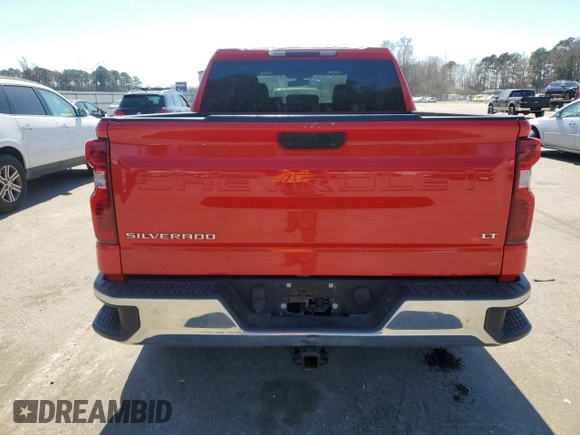 2021 Chevrolet Silverado 1500 LT with VIN 1GCUYDED6MZ418884, listed as a Copart auction lot 47637625 with 105,062 mi miles and Salvage Title. Bid and sale history available at carsss.com. Image 6.