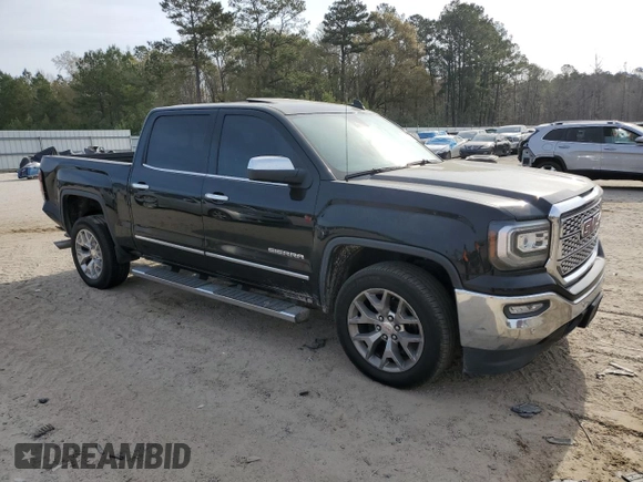 2018 GMC Sierra 1500 SLT with VIN 3GTP1NEC7JG584809, listed as a Copart auction lot 50640125 with 177,613 mi miles and Salvage title. Bid and sale history available at DreamBid. Image 4.
