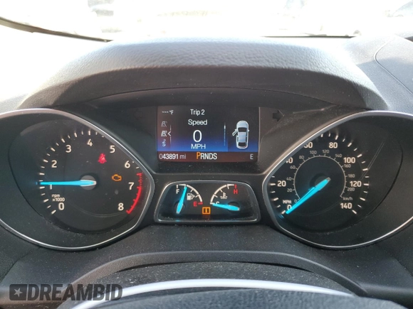 2018 Ford Escape S with VIN 1FMCU0F70JUA46682, listed as a Copart auction lot 51461325 with 43,891 mi miles and Salvage Title. Bid and sale history available at carsss.com. Image 9.