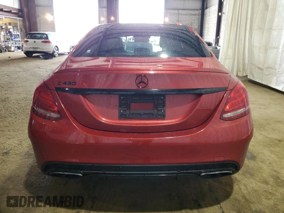 2016 Mercedes-Benz C 450 AMG with VIN 55SWF6EB1GU065276, listed as a Copart auction lot 51871165 with 85,879 mi miles and Salvage title. Bid and sale history available at DreamBid. Image 6.