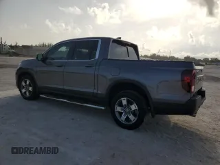 2024 Honda Ridgeline RTL with VIN 5FPYK3F57RB028966, listed as a Copart auction lot 60211885 with 10,963 mi miles and Salvage title. Bid and sale history available at DreamBid. Image 2.